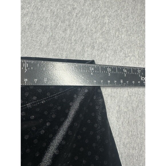 JW Los Angeles Johnny Was Black Velour Pants Women Medium Pull On - Picture 5 of 6